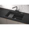 Кухонная мойка GRANULA KS-7303U, черный 7303iU CHEPHYII
